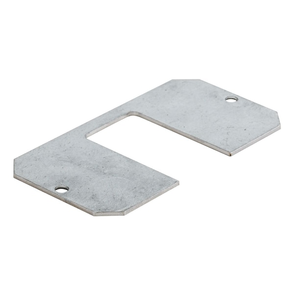 Recessed 10" Series, Bottom Feed Plate, Center, Pass Thru